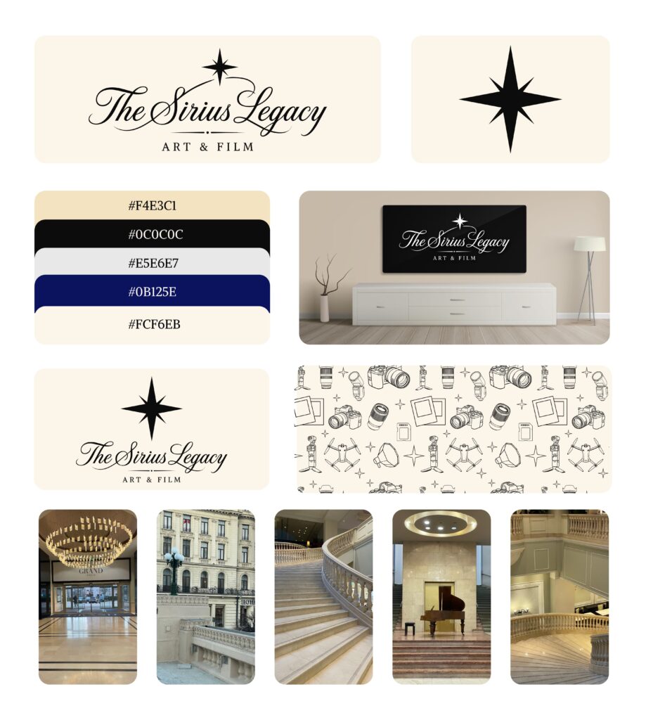 Logo creat pentru o companie de fotografie si videografie de Sanda Bitica - Brand Designer